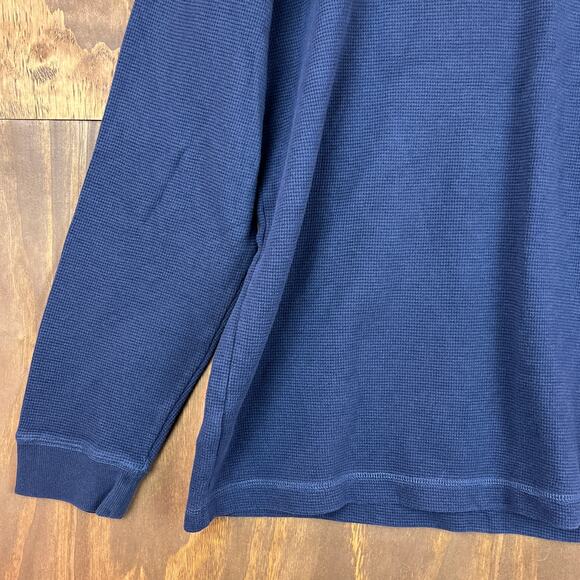 Eddie Bauer Mens Sweatshirt Blue Moose Graphic Thermal Pullover Long Sleeve TXL - Picture 3 of 14